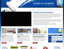 Tablet Screenshot of coastandcountrypainters.biz
